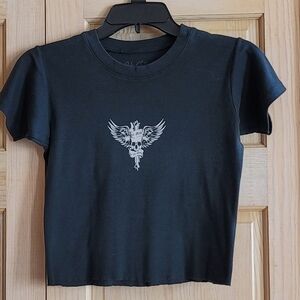 John Galt / Brandy Melville Women's Black T-shirt